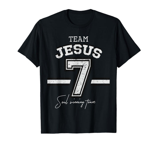 Religious Christian Sport Gifts Soul Winning Team Jesus T-Shirt