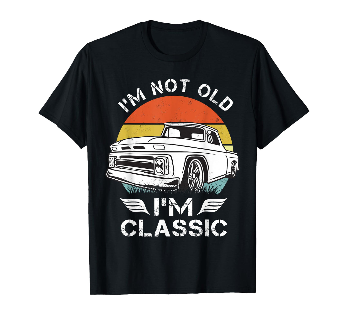 1966 chevys c10 truck T-Shirt, Small, Black