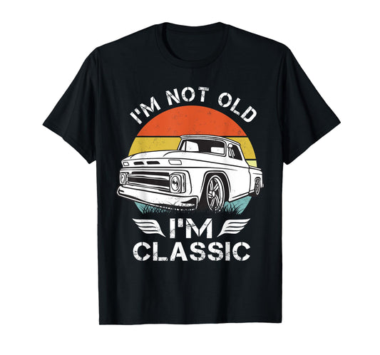 1966 chevys c10 truck T-Shirt, Small, Black