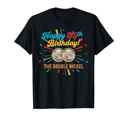 Double Nickel 55th Birthday Born 1970 T-Shirt