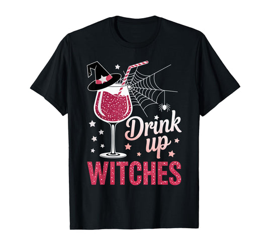 Drink Up Witches Spooky Slushie Halloween Funny Outfit T-Shirt