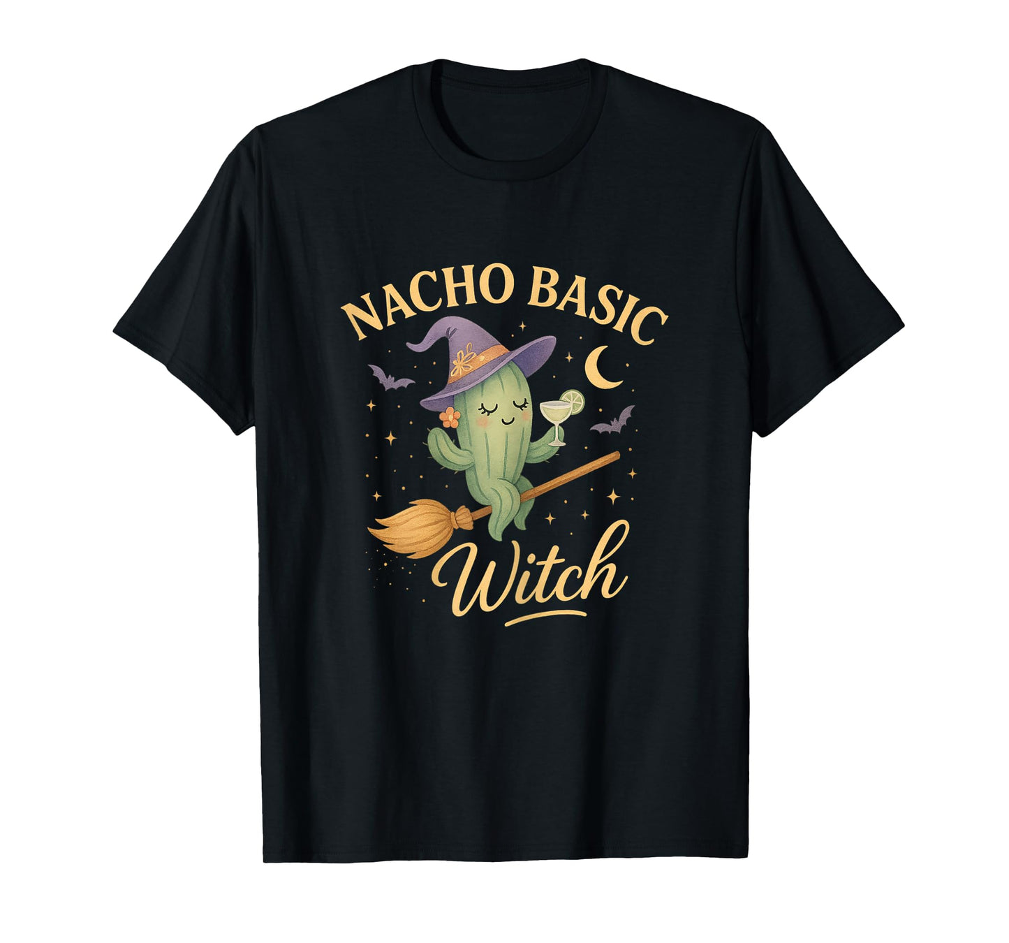 Nacho Basic Witch Halloween Pun T-Shirt