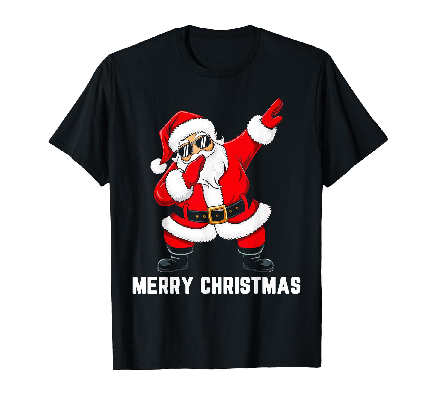Merry Christmas Dabbing Santa Men Kids Boys Xmas Pajamas T-Shirt