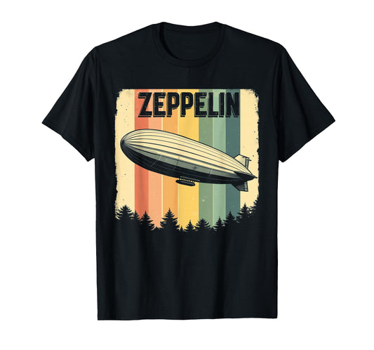 zeppelin t shirt Zepelin vintage 70s 80s Dirigible Airship T-Shirt