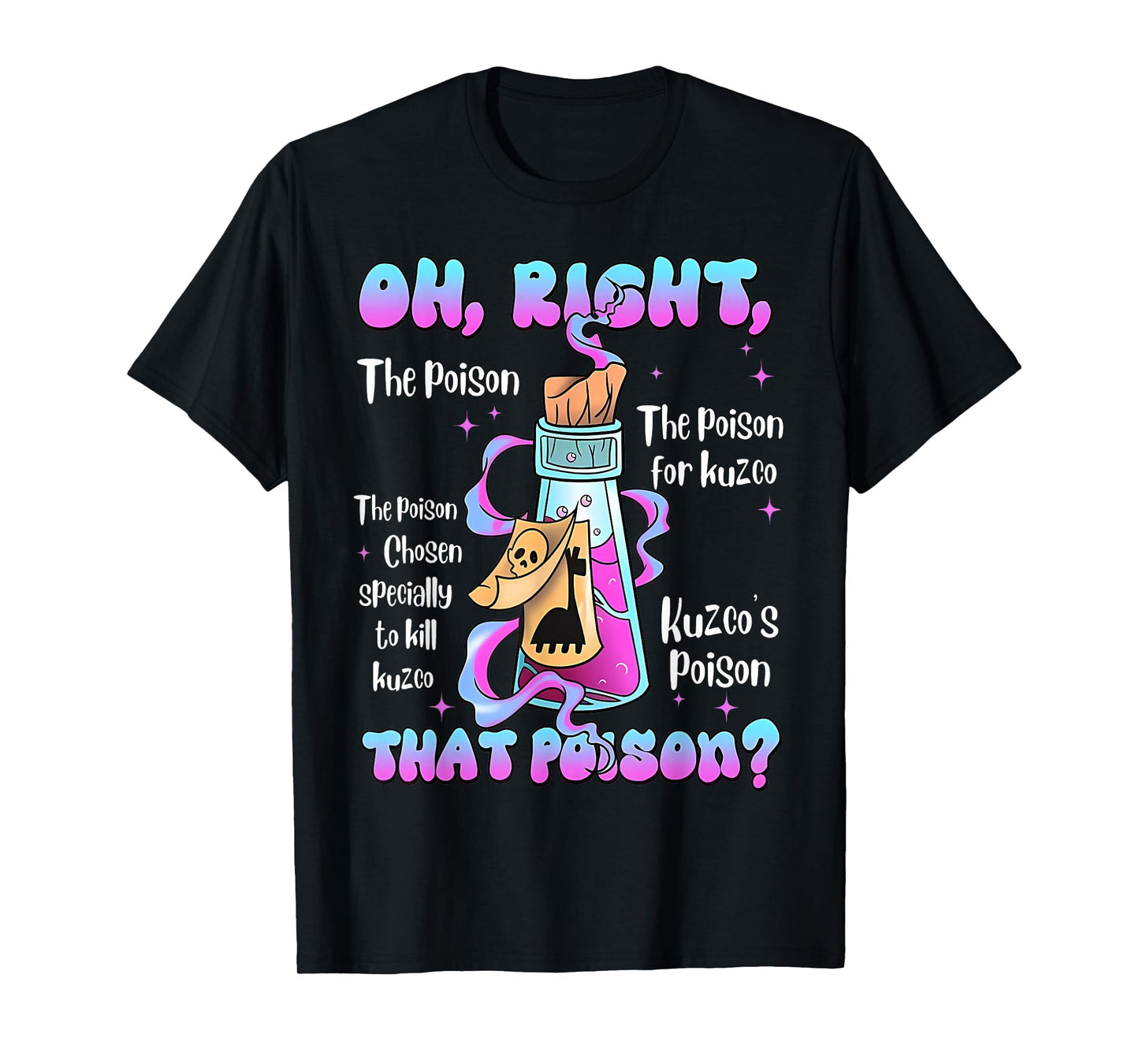 Vintage Oh Right That Poison Llama Halloween T-Shirt