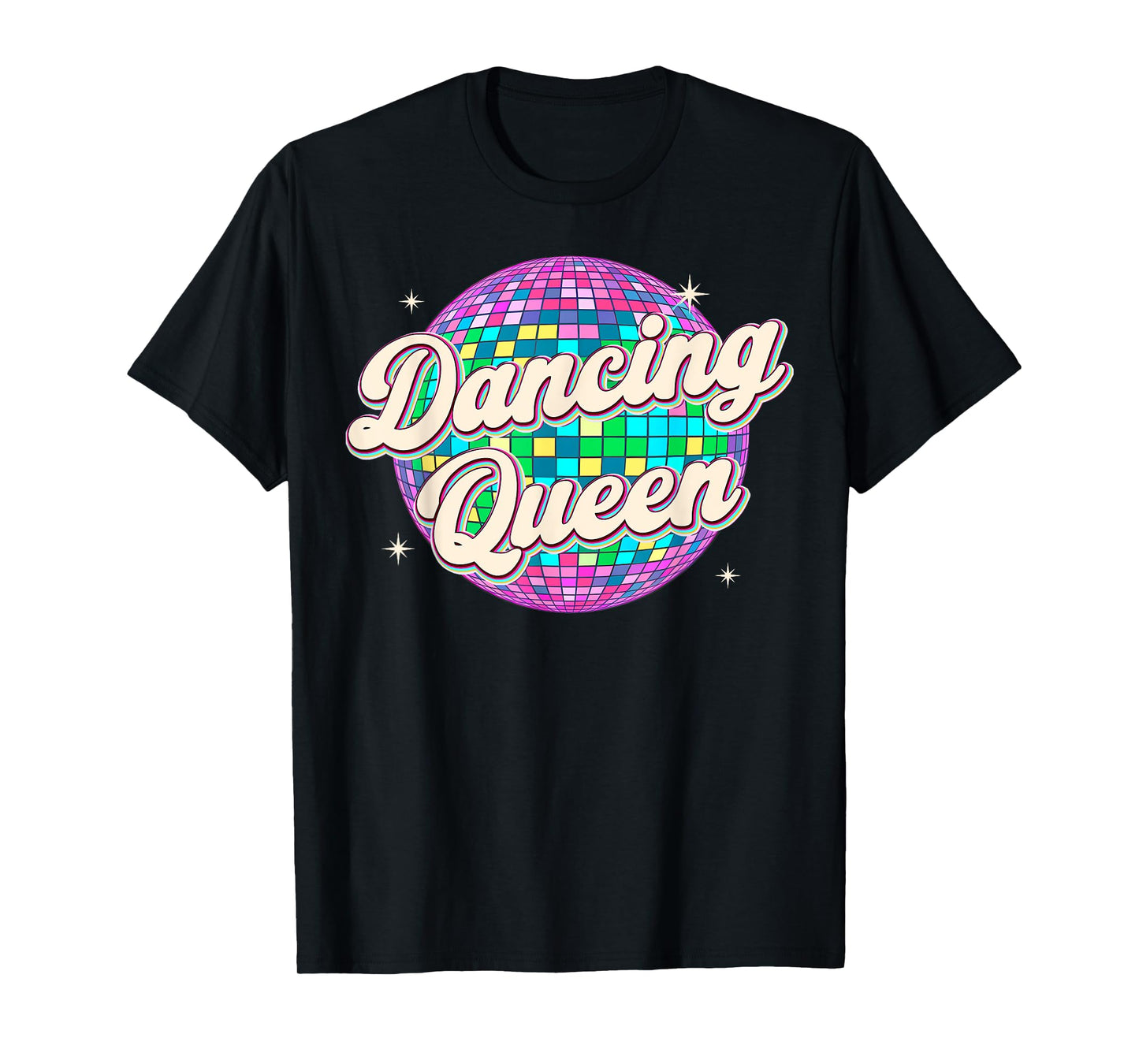 Dancing Queen Shirt Vintage Dancing 70s Kids Girl Women T-Shirt