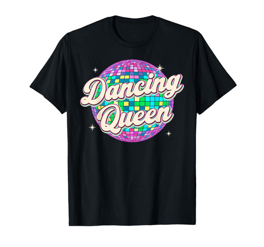 Dancing Queen Shirt Vintage Dancing 70s Kids Girl Women T-Shirt