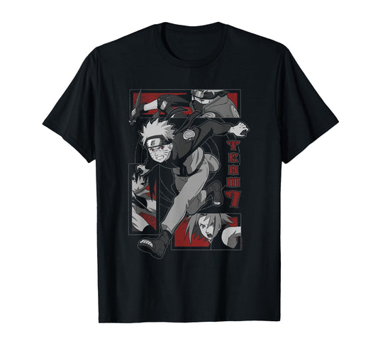 Naruto Shippuden Grunge Team 7 Anime T-Shirt