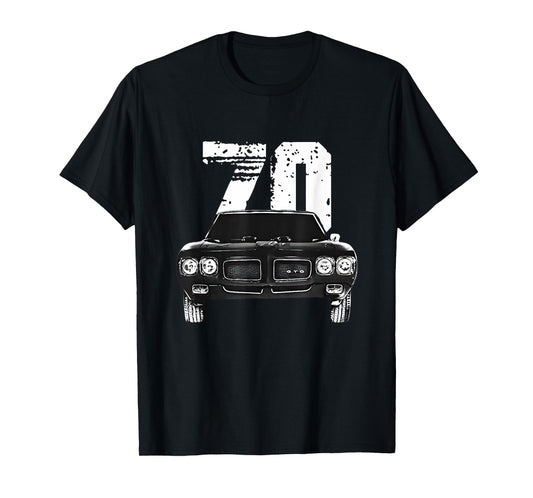1970 70 GTO Classic Car Old School Muscle Car T-Shirt