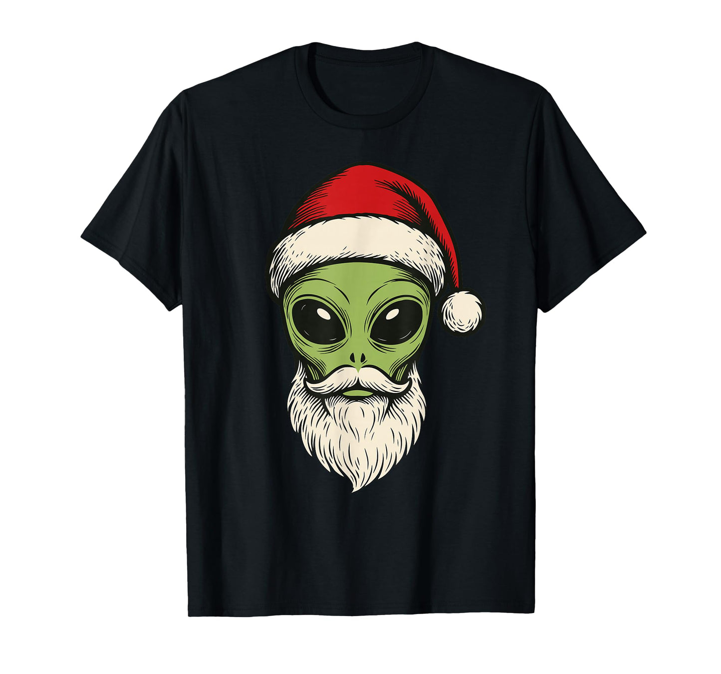 Christmas Funny Santa Alien T-Shirt