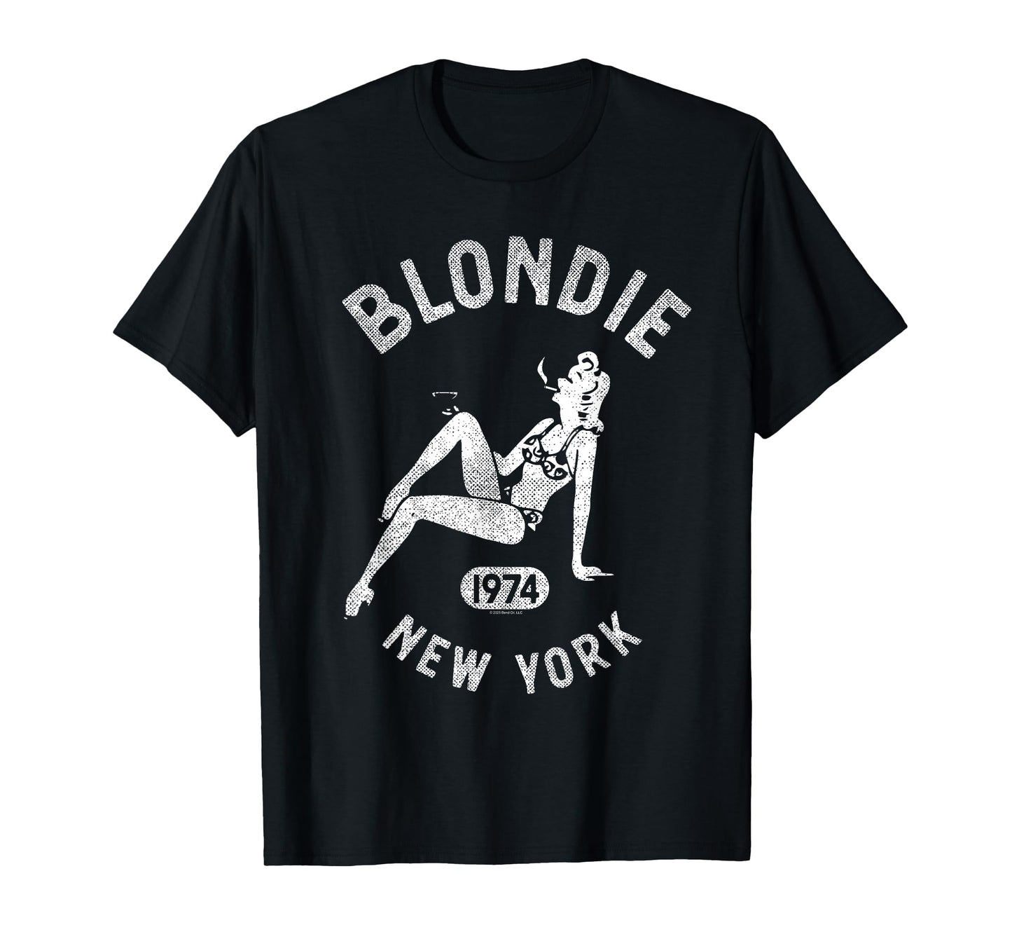 Blondie 1974 New York Pin Up Girl Vintage Band T-Shirt