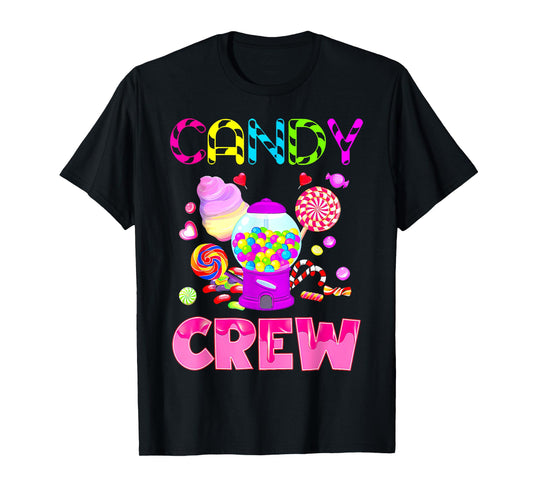 Candy Land Costume Women Candy Crew Sweetie Candy Squad T-Shirt