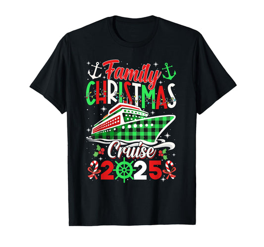 Family Christmas Cruise 2025 Matching Outfit Men Women Kids T-Shirt