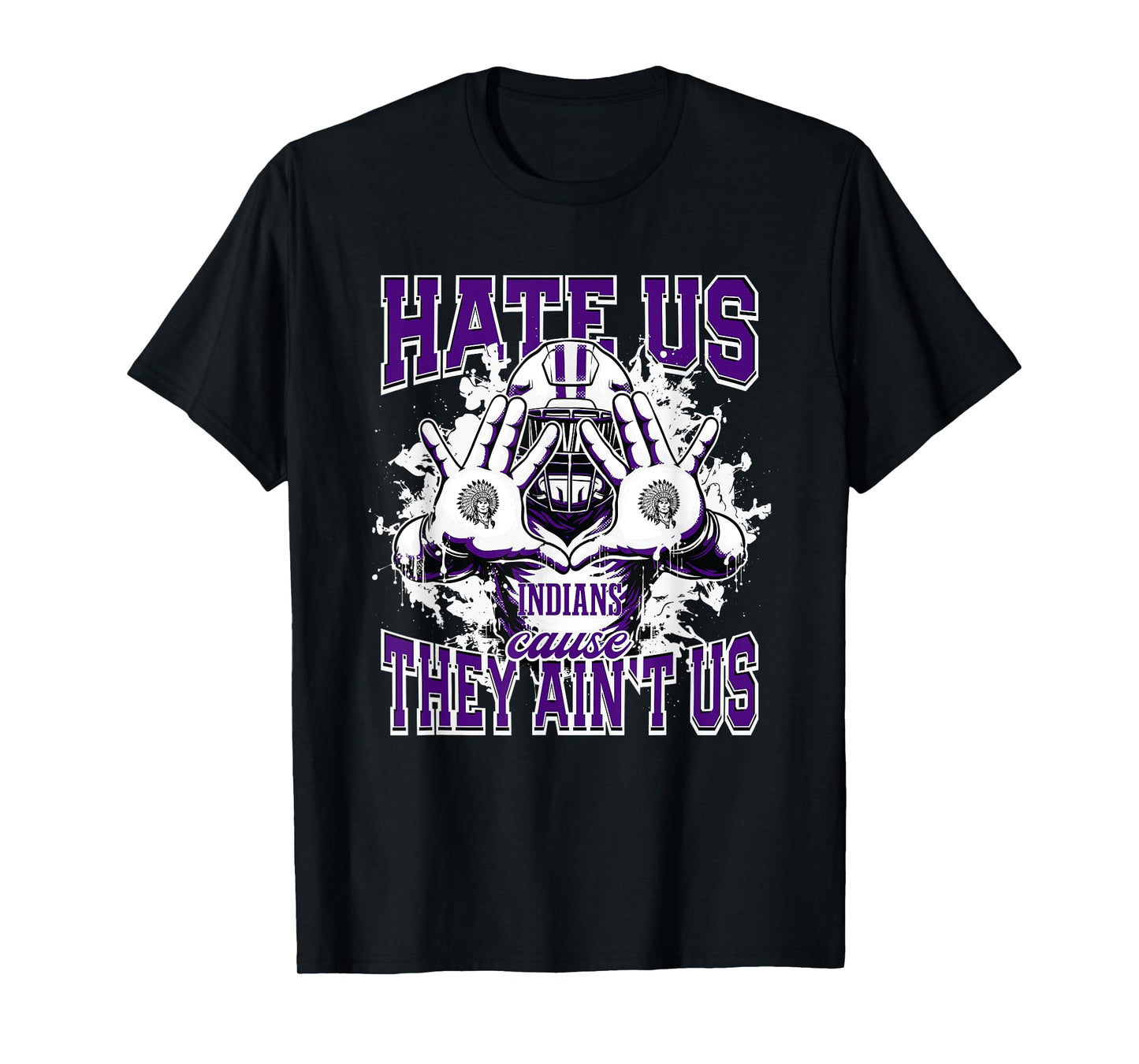 Shamokin Area Indians Logo Hate Us Cause They Ain't HS T-Shirt