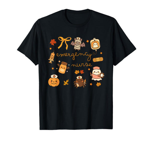 Emergency Department Halloween ER Nurse Halloween T-Shirt