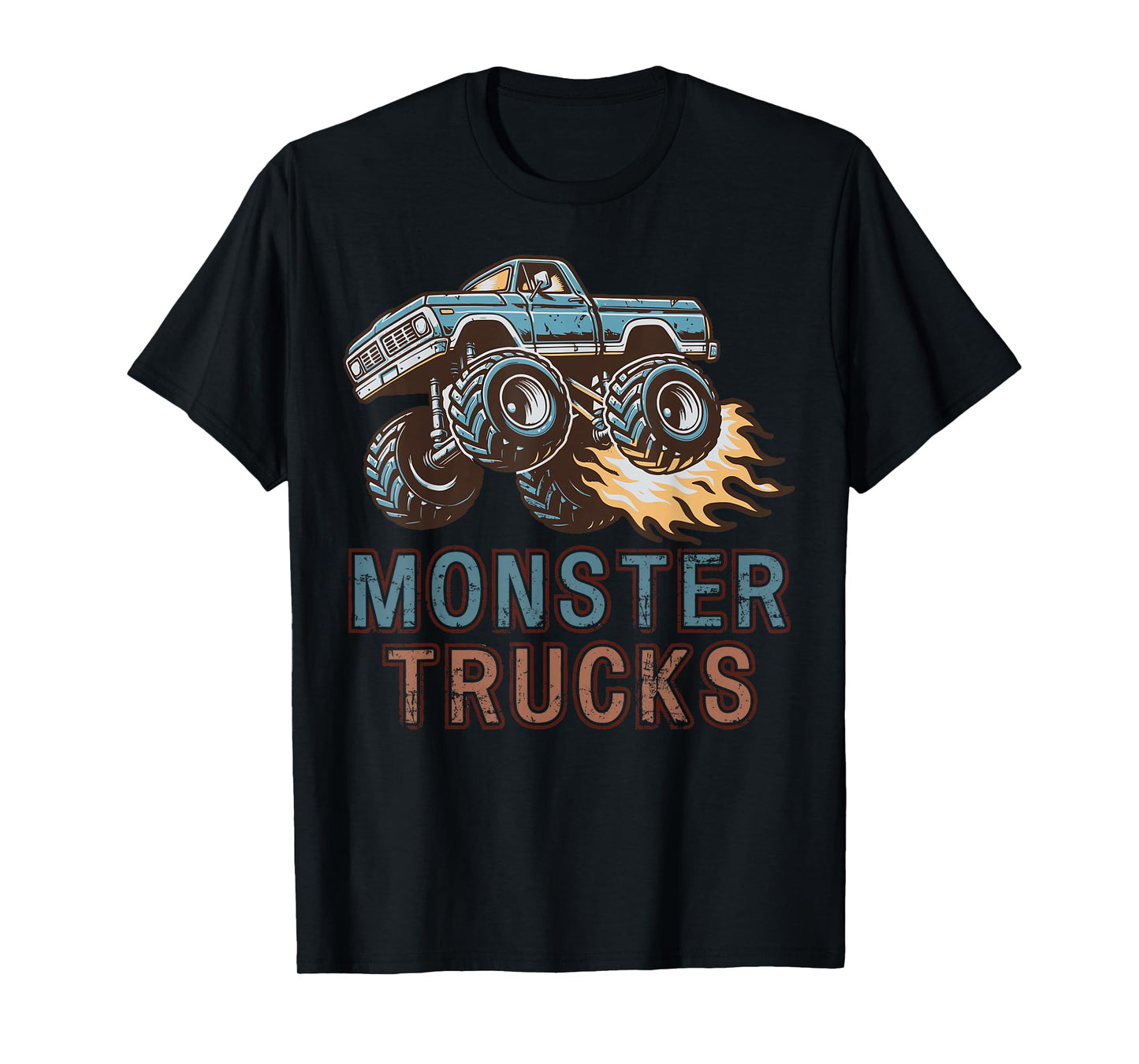 Vintage Monster Truck Party Show Racing Boy's Men's Women's T-Shirt