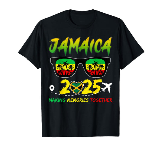 Jamaica Family Reunion 2025 Making Memories Vacation Summer T-Shirt