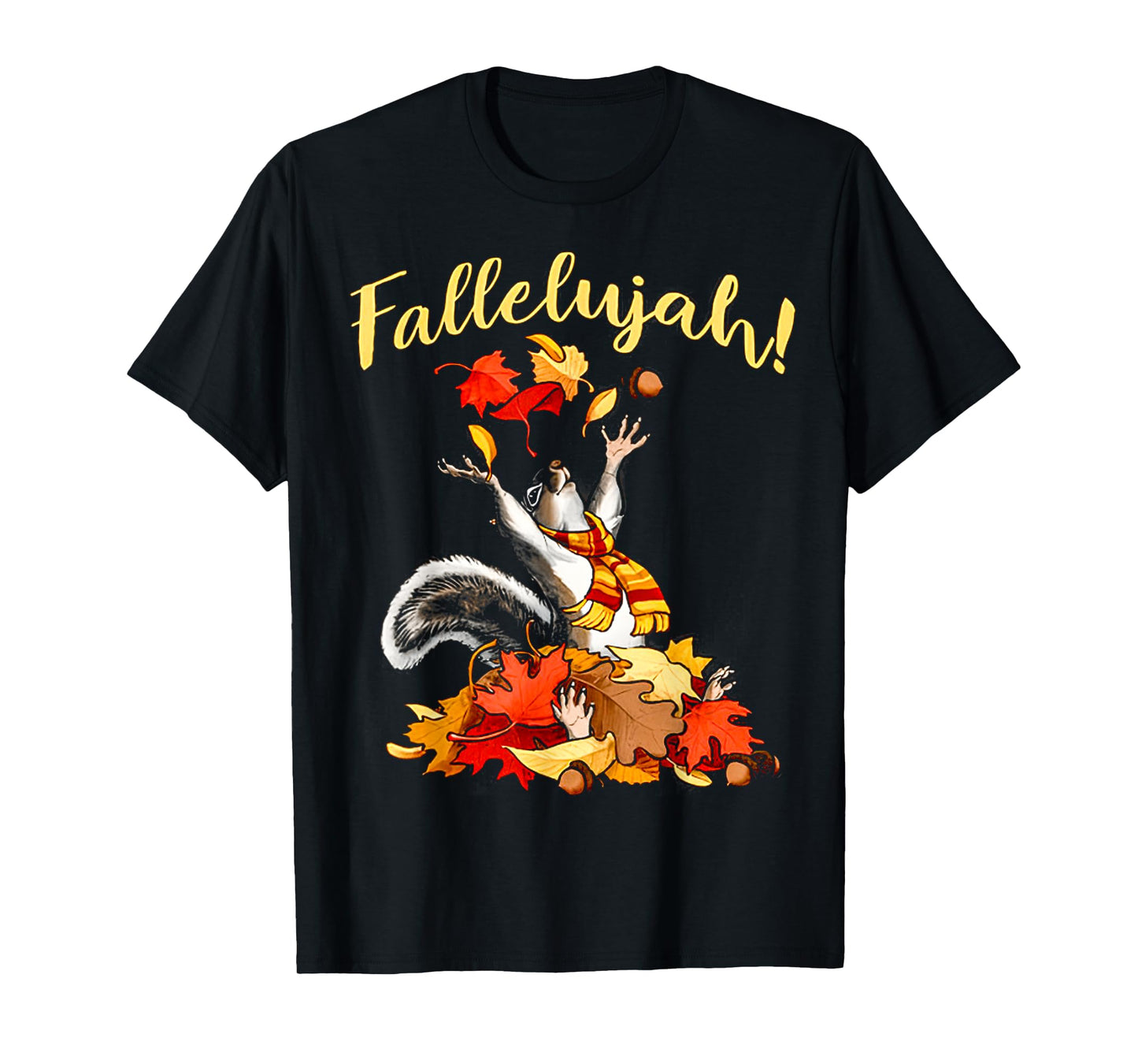 Squirrel Fallelujah Ladies T-Shirt