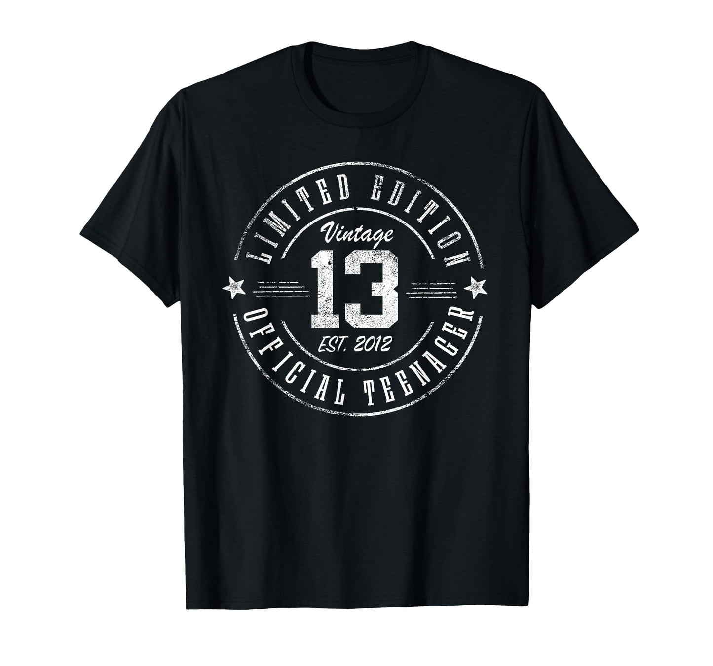 Est 2012 Official Teenager 13-Year-Old Gifts 13th Birthday T-Shirt