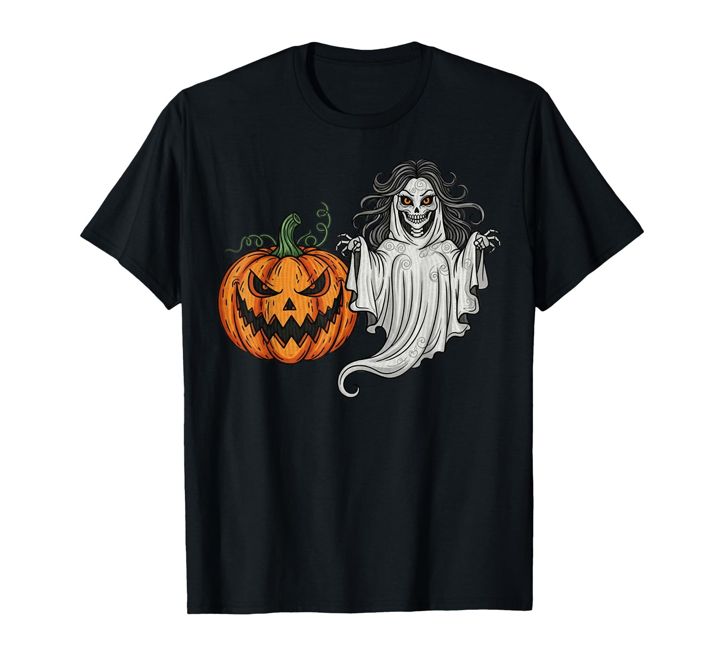 Pumpkin Jack O Lantern,Spooky Ghost Halloween,Trick Or Treat T-Shirt