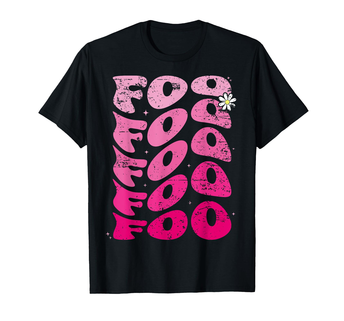 Foo First Name I Love Foo Girl Groovy 80's Vintage T-Shirt