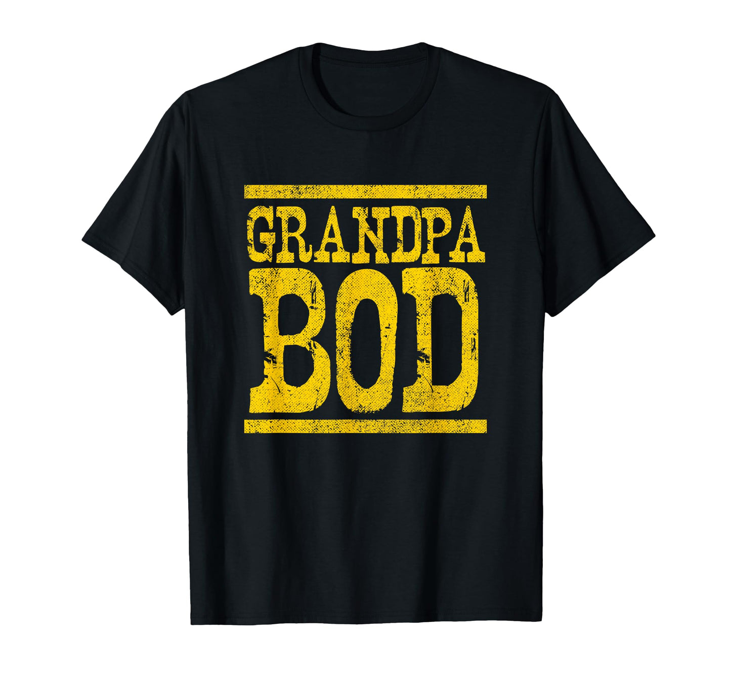 Grandpa Bod, Weightlifter Funny Gag Exercise Gym T-Shirt