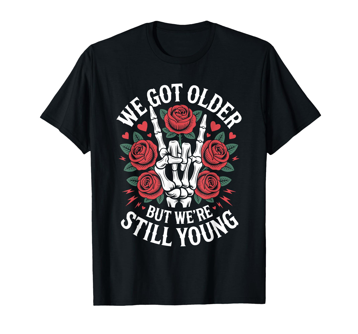 We Got Older But We're Still Young Emo Mom Club Emo Pop Punk T-Shirt