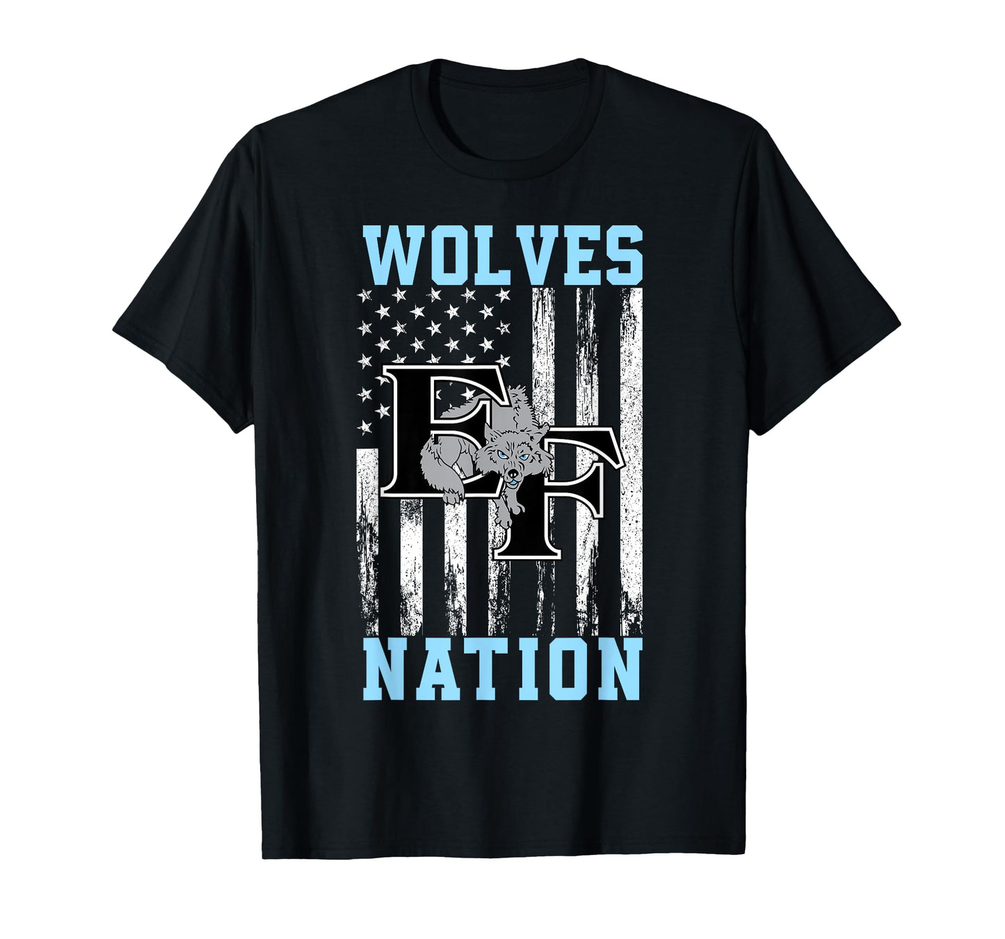 Estrella Foothills Wolves Logo Nation HS T-Shirt