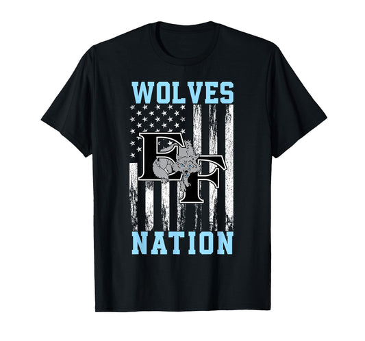Estrella Foothills Wolves Logo Nation HS T-Shirt