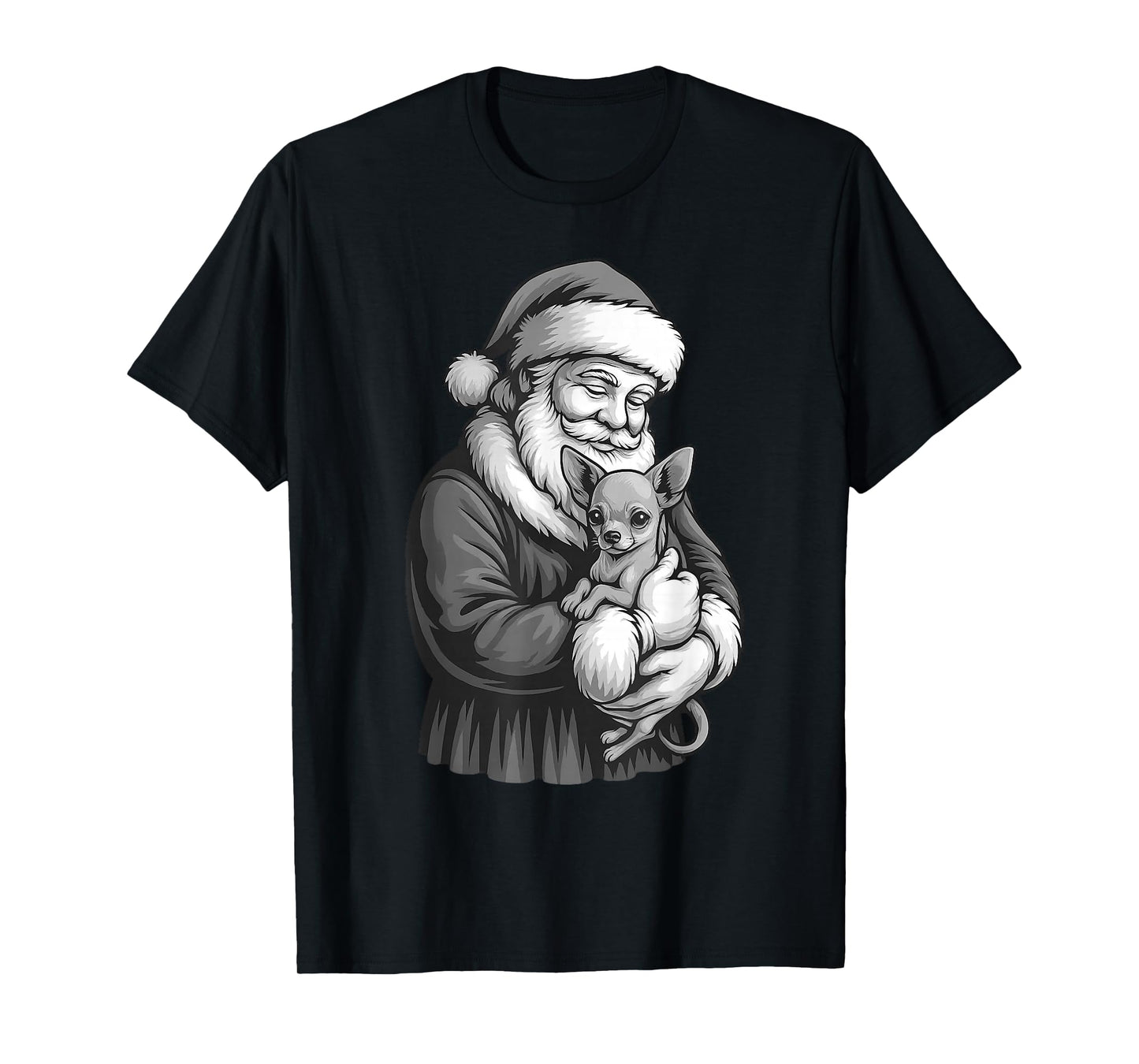 Chihuahua Santa Claus Christmas Dog Lover T-Shirt