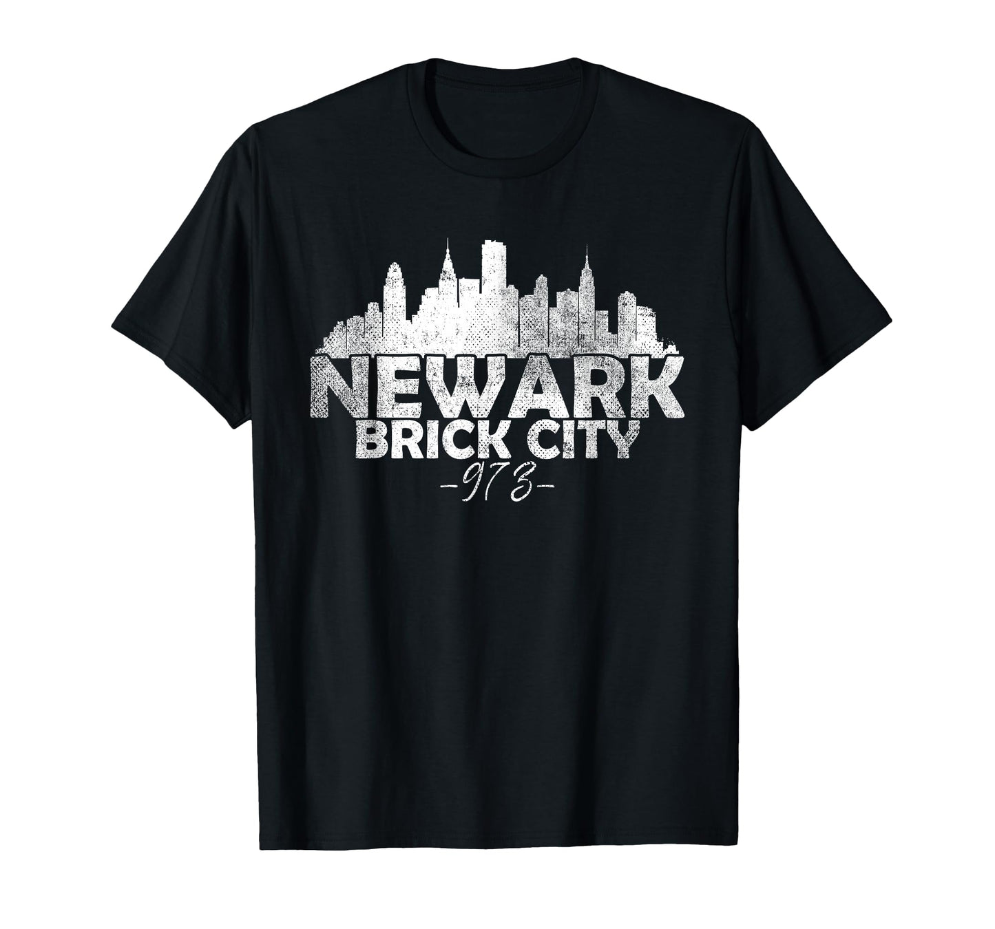 Newark New Jersey NJ | Brick City Skyline T-Shirt