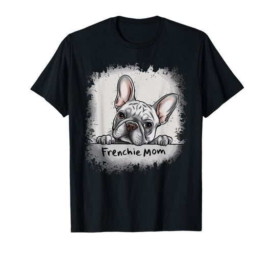 Retro French Bulldog Mom T-Shirt