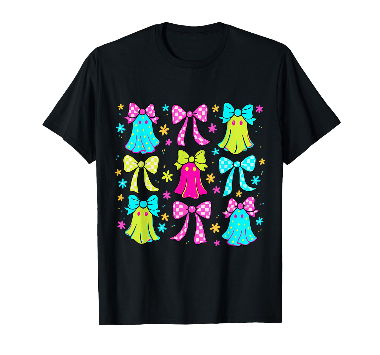 Halloween Ghost Cute Boo Ghost Coquette Spooky Season T-Shirt