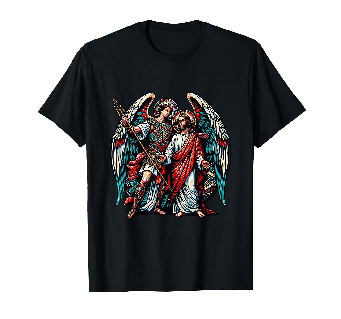 Jesus Christ and Archangel Raphael T-Shirt