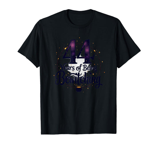 44 Years Bewitching Birthday Gift Magical Celebration T-Shirt