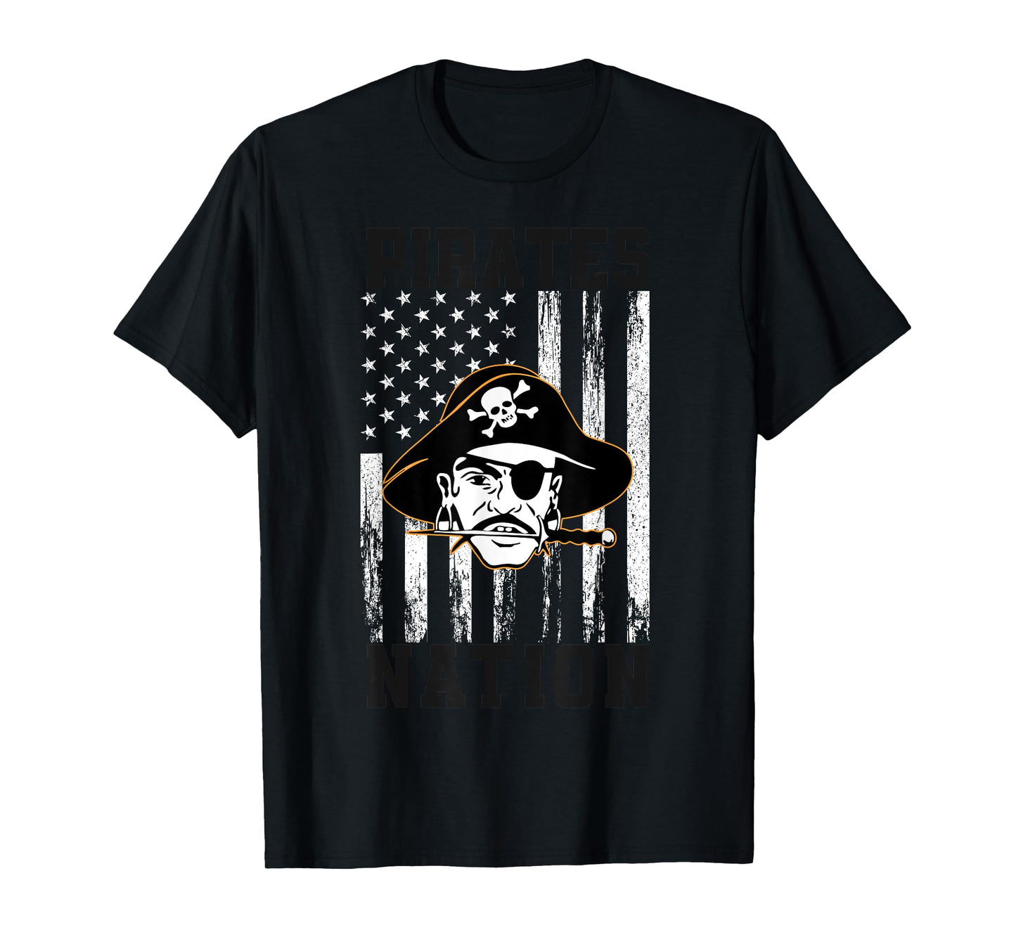 Wheelersburg Pirates Logo Nation HS T-Shirt