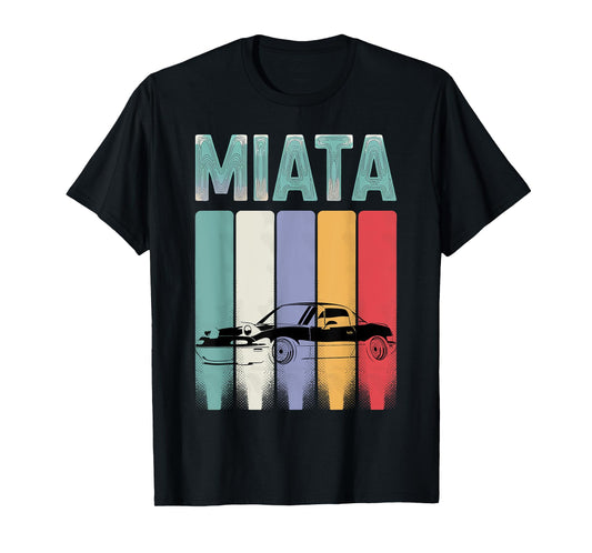 Japanese Miata Car Retro Vintage Sports Car Legend 90s T-Shirt