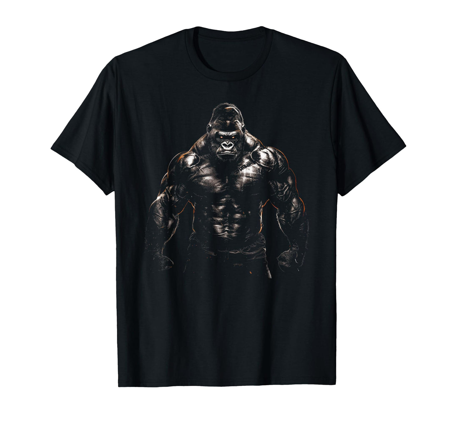 Gorilla Monkey Gym Wear Bodybuilding Workout Motivation T-Shirt