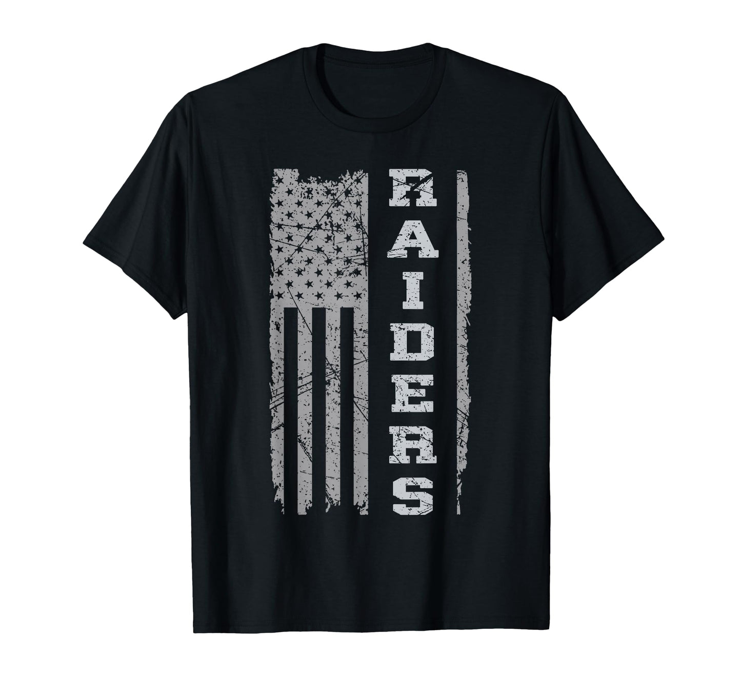Raiders Name Usa Flag Gift Men Women Boy Girl T-Shirt