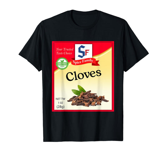 Cloves Condiment Costume Holiday Spice Costumes T-Shirt