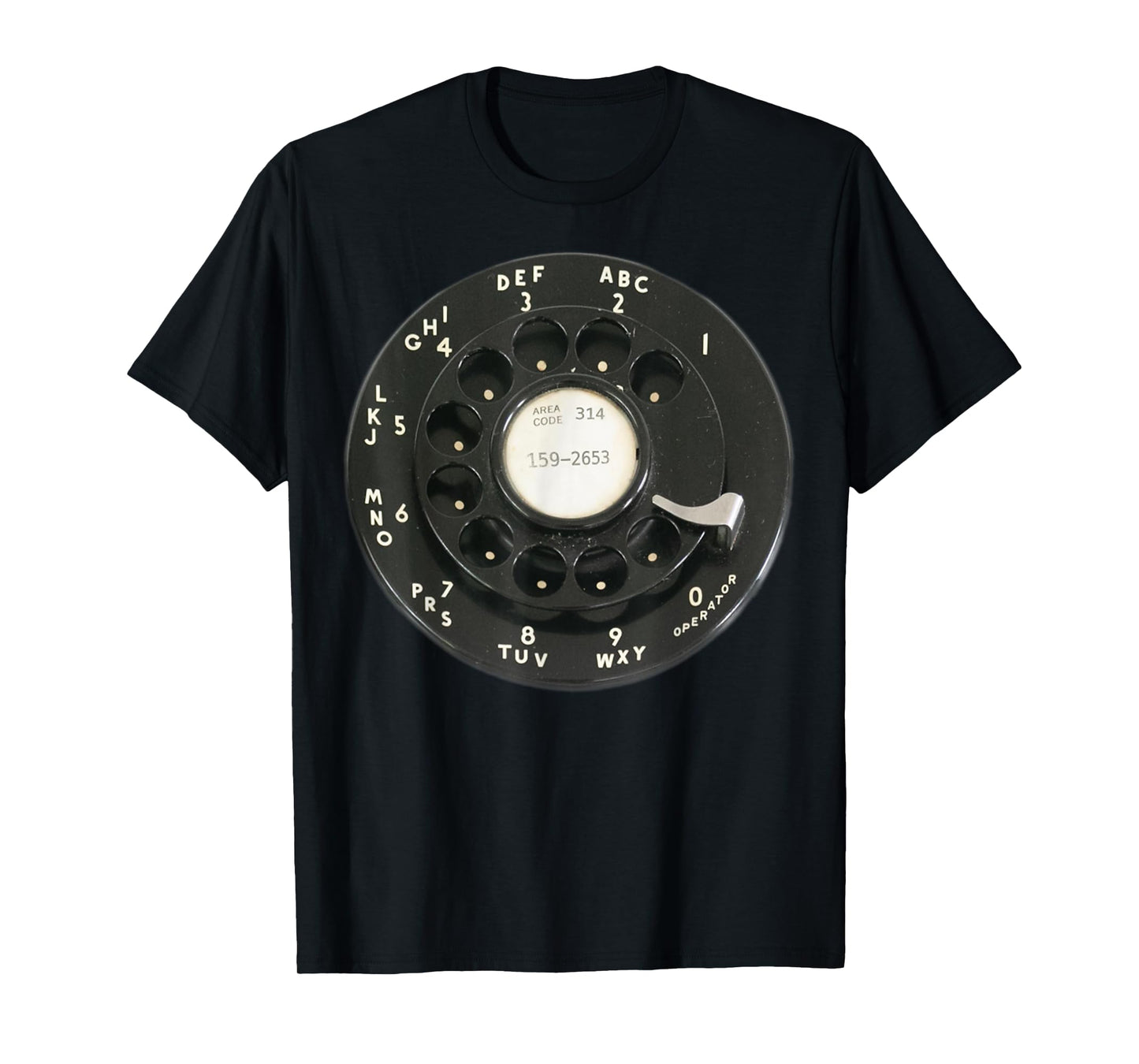 Retro Rotary Dial Vintage Rotary Dial With Pi Phone Number T-Shirt