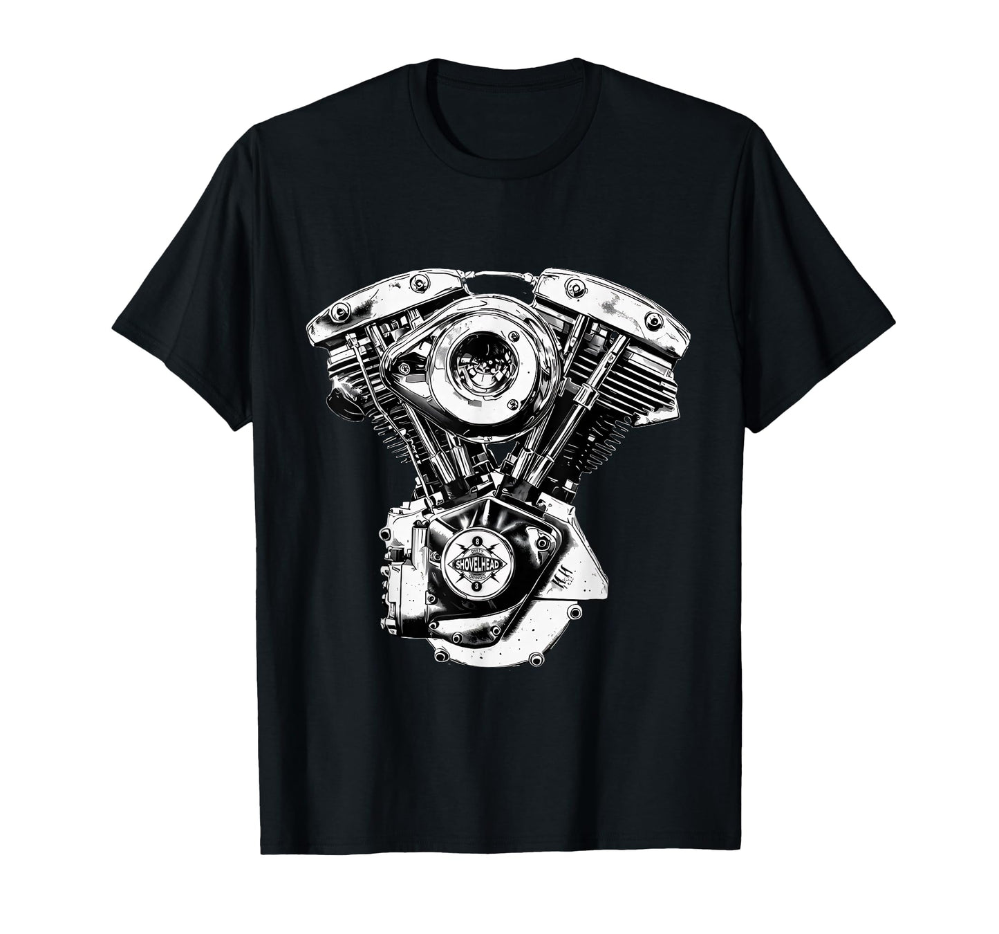 1983 Cone Shovelhead HD Old School Motorcycle VTwin Retro T-Shirt