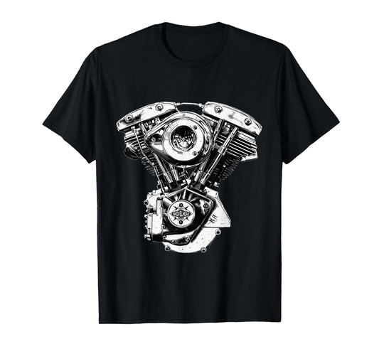 1983 Cone Shovelhead HD Old School Motorcycle VTwin Retro T-Shirt