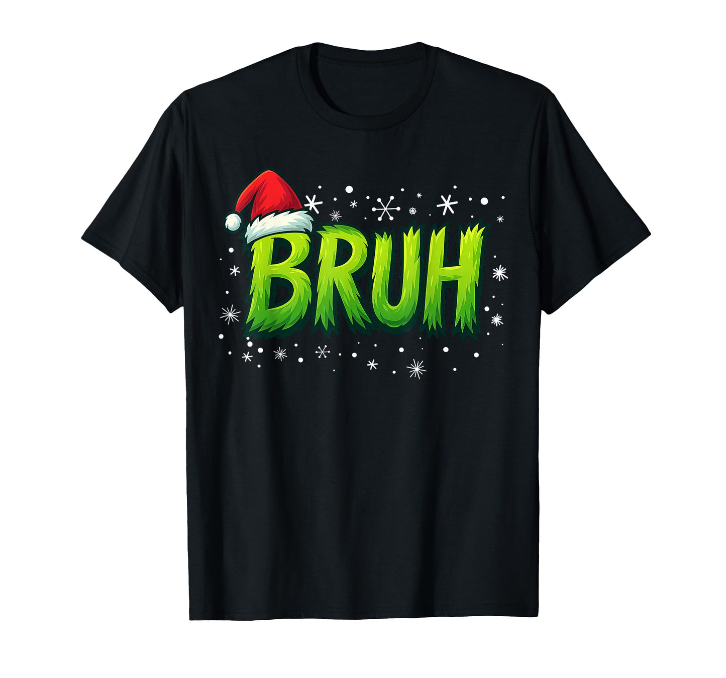Bruh Christmas Kids Teens Boys Funny Christmas Humor Meme T-Shirt