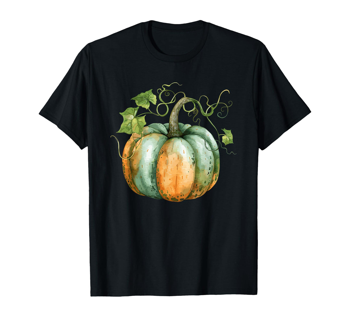 Vintage Pumpkin Autumn Harvest Fall Thanksgiving Design T-Shirt