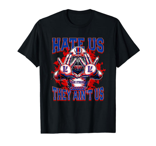 Lake Blue Streaks Logo Hate Us Cause They Ain't HS T-Shirt