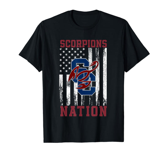 Sand Creek Scorpions Logo Nation HS T-Shirt