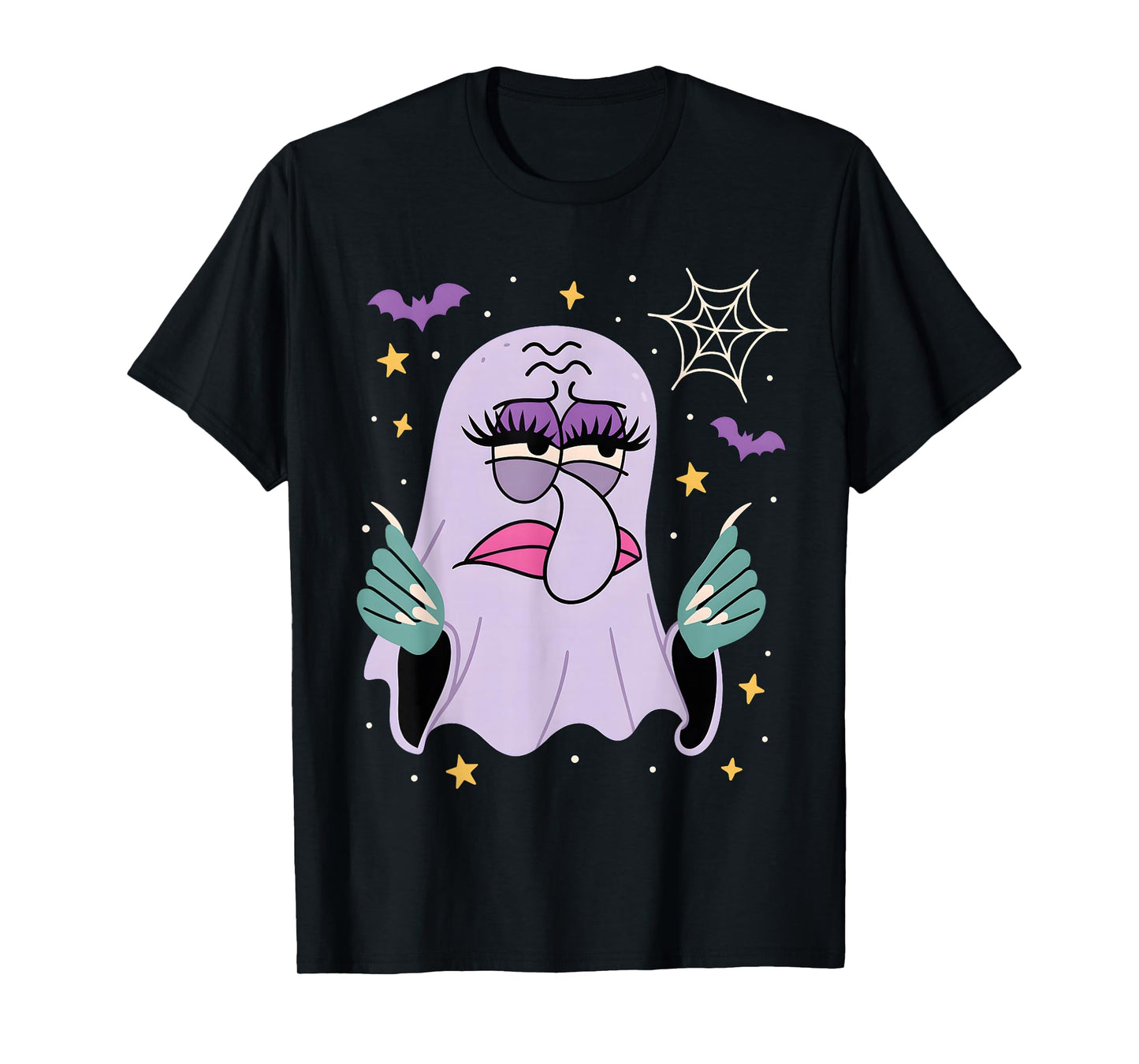 Sassy Ghost Halloween Slay Queen Spooky Attitude for Girls T-Shirt