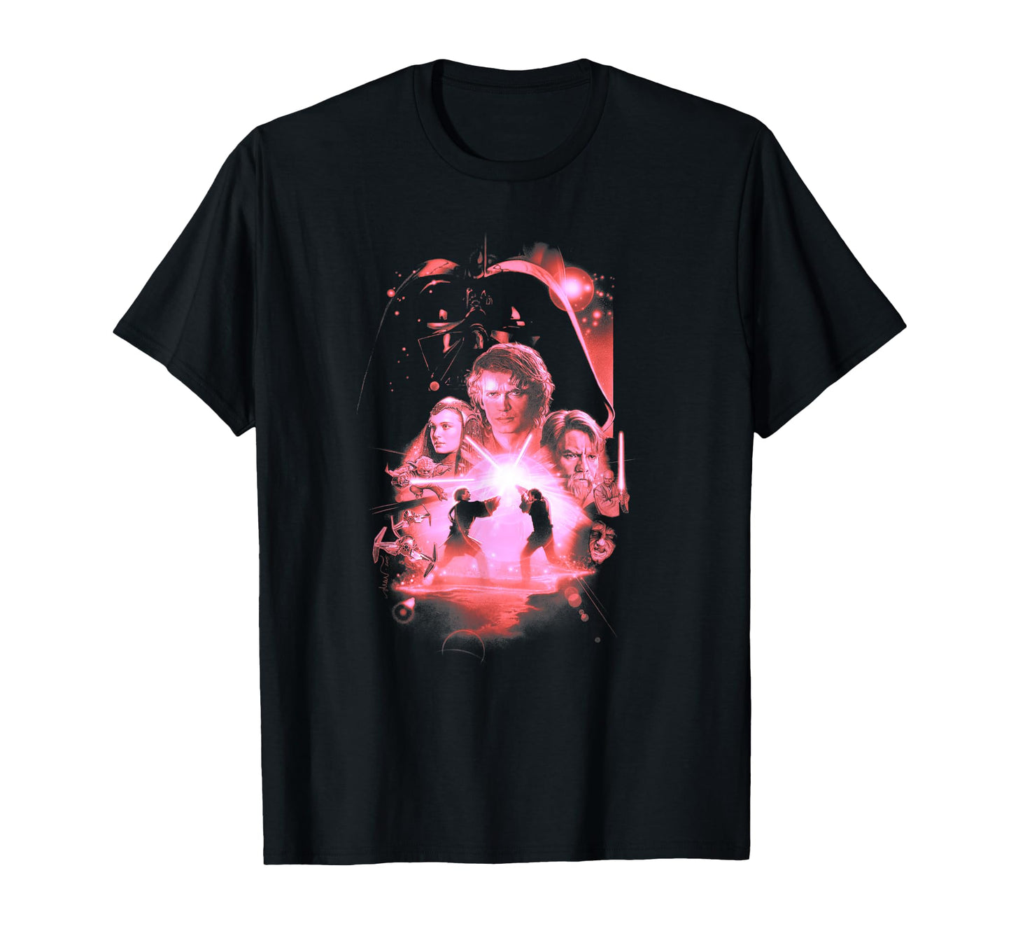 Star Wars Revenge Of The Sith Distressed Poster T-Shirt