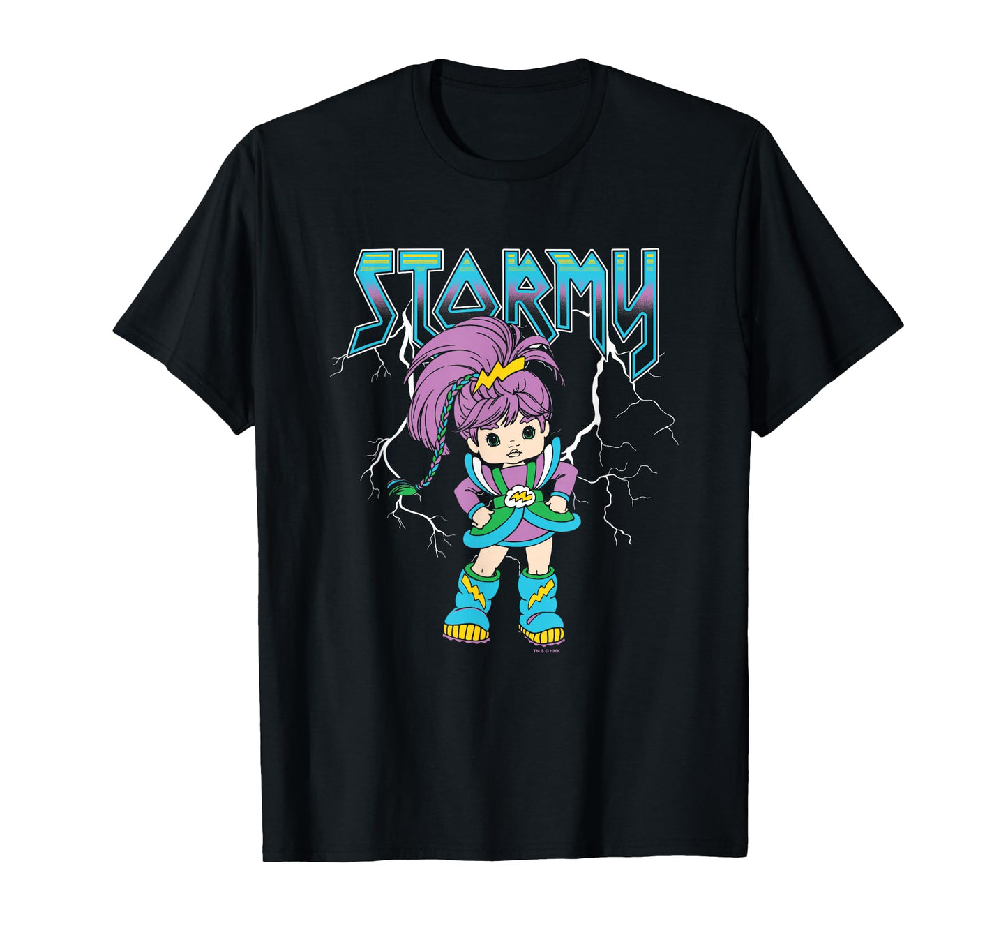 Rainbow Brite Stormy Rock Band Style Logo Vintage T-Shirt